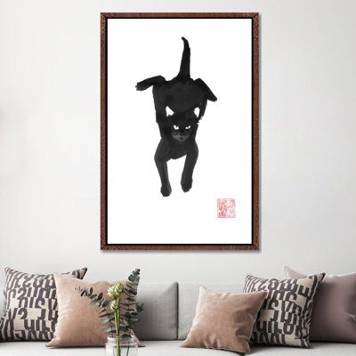 Carpet Cat 1 Piece Painting on Canvas