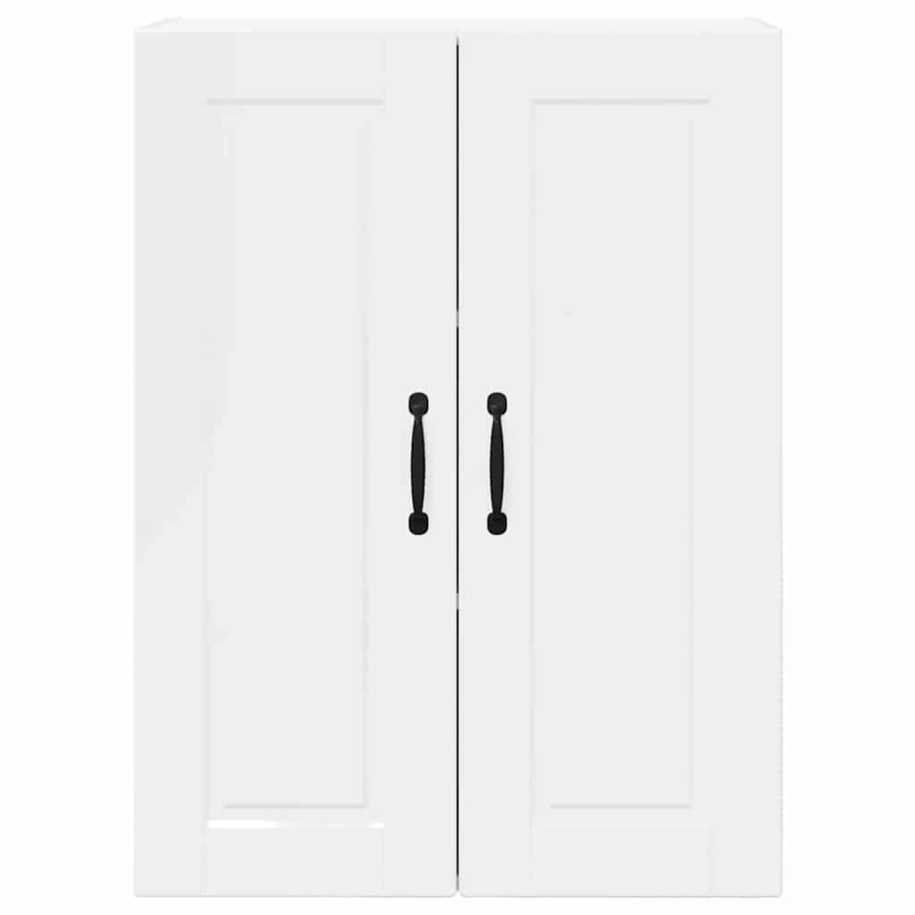 vidaXL Wall Cabinet PORTO High Gloss White 60 x 31 x 80 cm - Image 2
