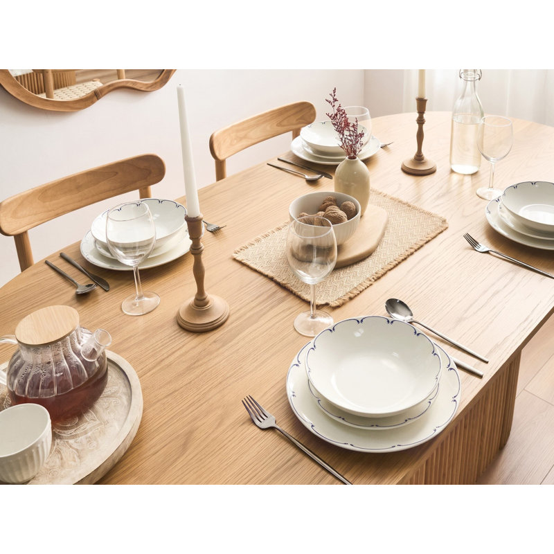 Porcelain China Dinnerware Set Piece - Service for 8