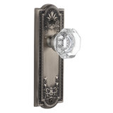 Grandeur Parthenon Plate Privacy with Chambord Crystal Door Knob