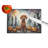 Vizsla Spooky Halloween Glass Cutting Board Large