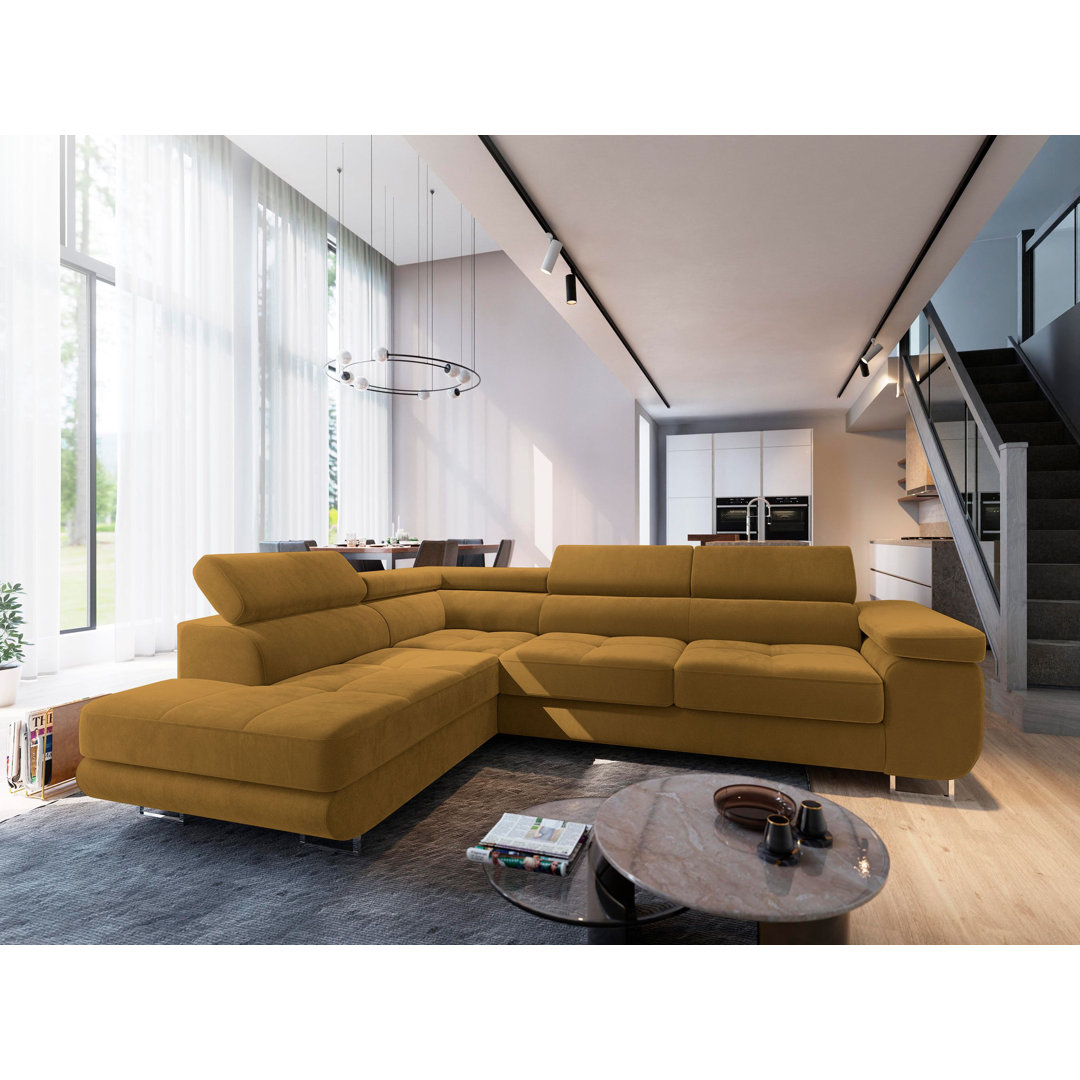 Ecksofa Avorie mit Bettfunktion