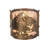 Rustic Lodge Flush Mounted Sconce