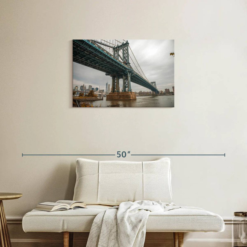 Couvert Manhattan Bridge NY, H 20 po x l 30 po