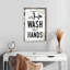 «Wash Your Hands», impression sur toile-248190477