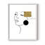 Reproduction encadrée Shapes and Lines II - bois massif-197218774-197218752