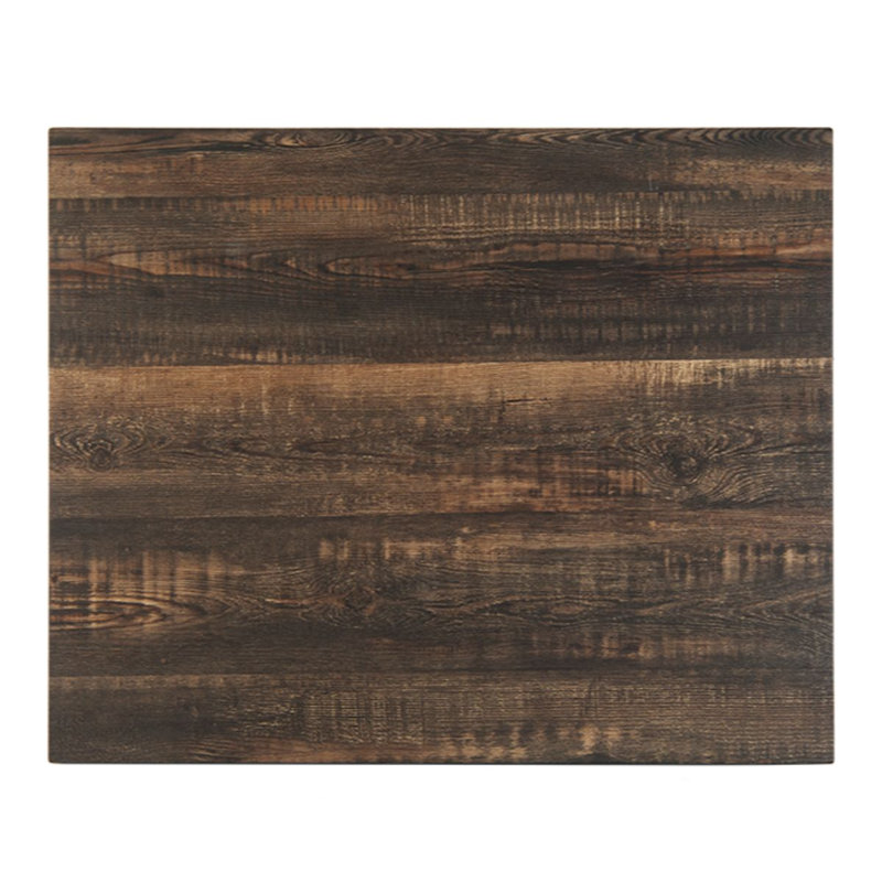 Dessus de table carré à crayons, Couleur foncée, l 30 po x L 30 po