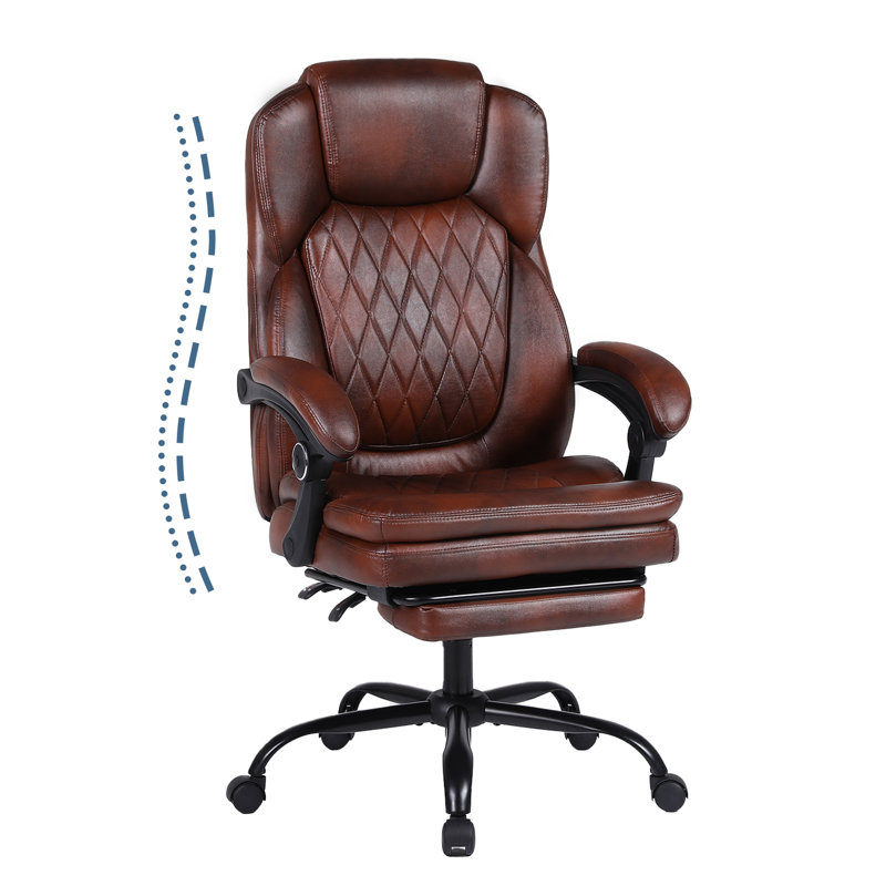 Big And Tall Office Chair Executive Office Chair With Foot Rest