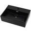 Union Rustic Cool 515mm L x 385mm W Black Ceramic Rectangular Sink with Overflow-40971564