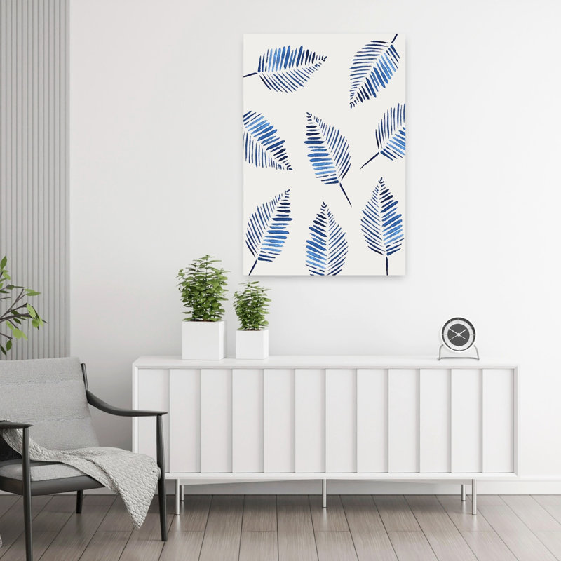 Art contemporain Bold Contemporary Palm Coastal Tropical Art, H 36 po x l 24 po