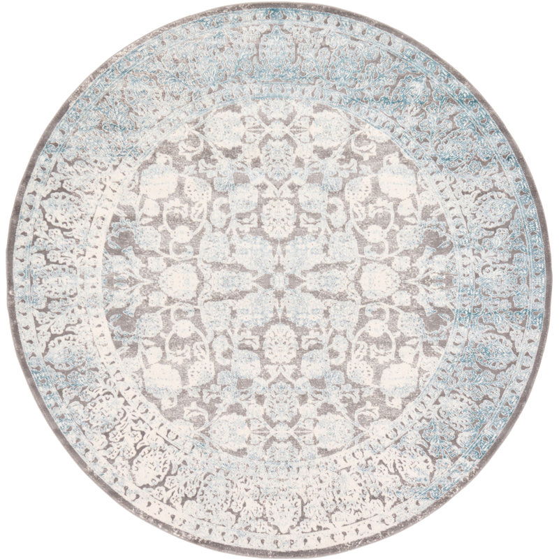 Teadora Oriental Indoor Rug, Round 4'1"