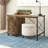 3 Piece Computer Desk Office Set