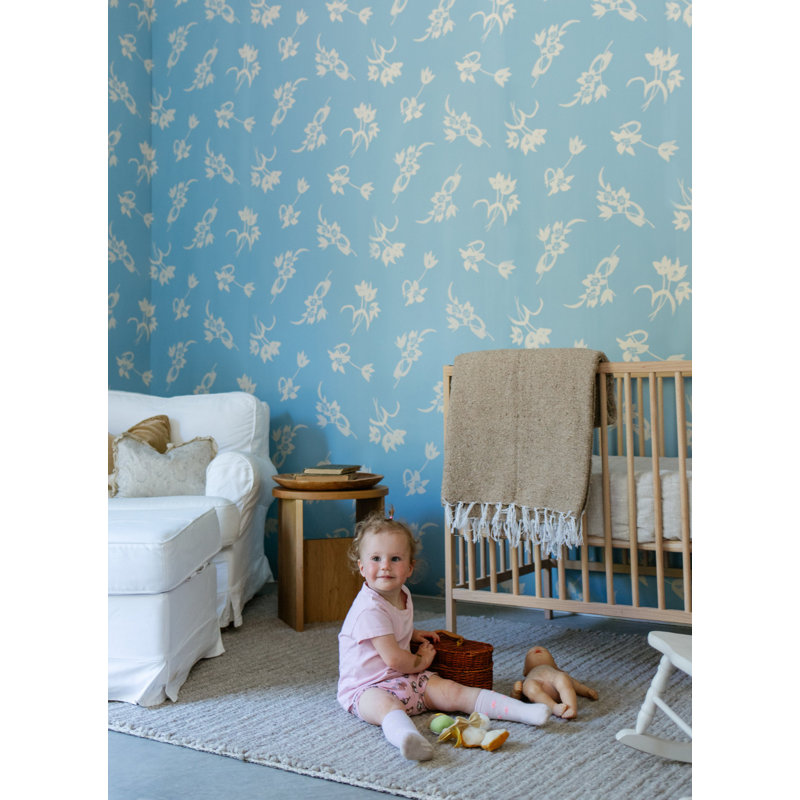 Floral Wallpaper by Kate And Kasey, Pre-Pasted