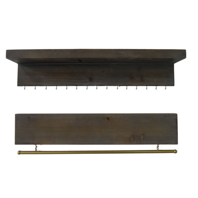 Allon Pine Bracket Shelf