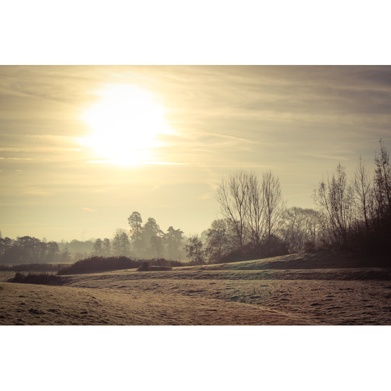Winter Landscape by Upyanose - Wrapped Canvas Print, 30cm H x 46cm W
