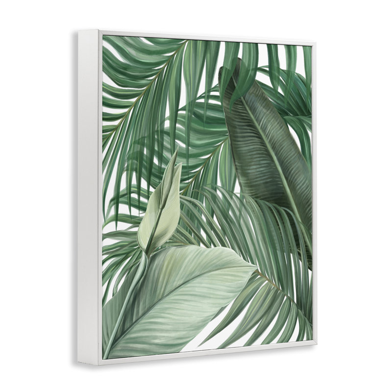 Giclée encadrée par Clean Tropics, H 30 po x l 24 po, Estampe numérique encadrée blanc bord de mer