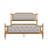 French Country Tufted Headboard Bed with Solid Pine Wood-116844576-116844579