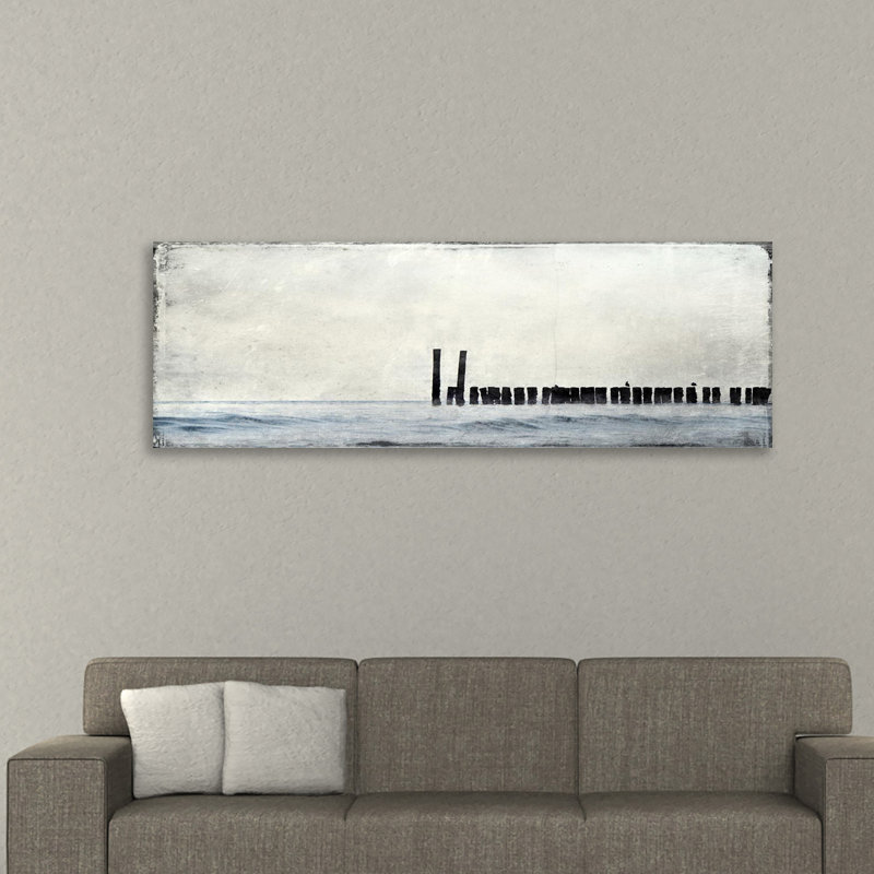 « horizontal sea mers » par kimberly allen, impression sur toile tendue, H 12 po x l 36 po x P 1,5 po