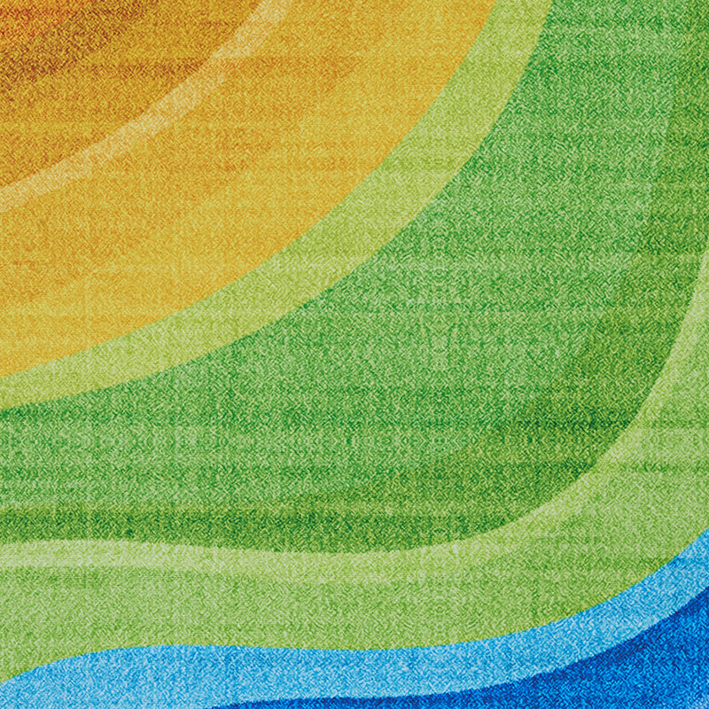 Tapis performance multicolore antidérapant Caitlynd, Tapis de couloir 2 pi x 8 pi