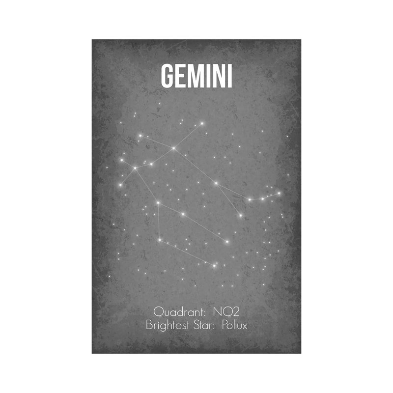 Gemini - Wrapped Canvas Print, 101.6 cm H x 66.04 cm W x 3.175 cm D