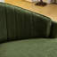 Chenille à deux places incurvée, amovible, mi-douce, style rétro, confortable pour un espace de vie principal, restauration rapide en chenille, siège moelleux, design, utilisation à long terme, petit espace