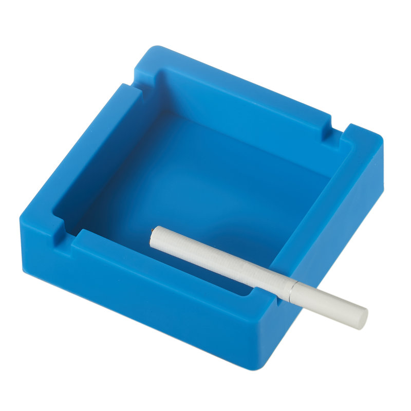 Cendrier en silicone Visol Elora - Design carré avec 4 repose-pieds