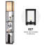 Ahmara 160cm Black Column Floor Lamp