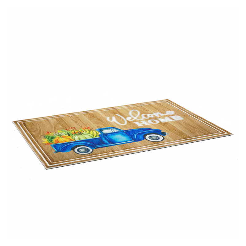 Paillasson bleu 18 po x 30 po