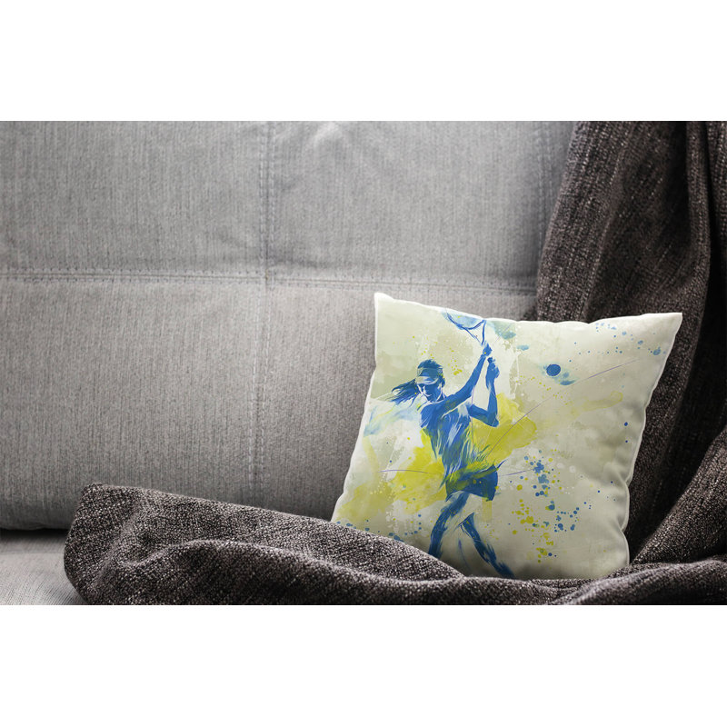 Tennis Square Cushion