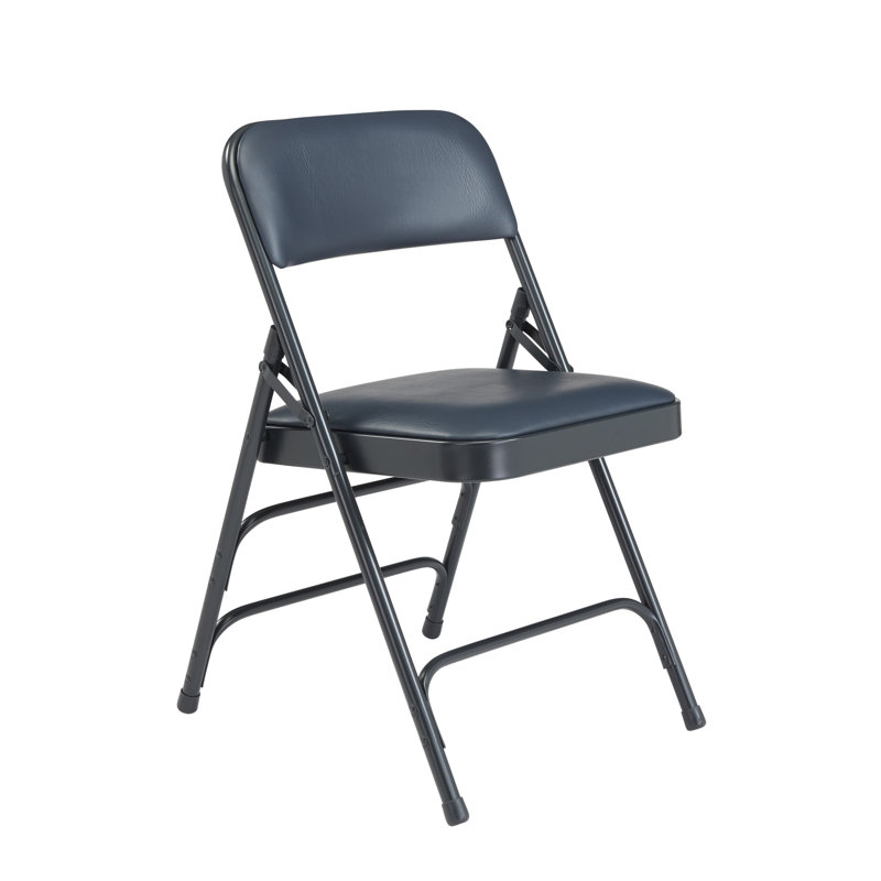 Chaise pliante rembourrée 1300 Series, Bleu / cadre bleu
