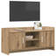 Unfinished TV Stand for TVs up to 49" with Fireplace Included-129607005