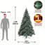 Arbre de Noël artificiel illuminé 71 '-572273832