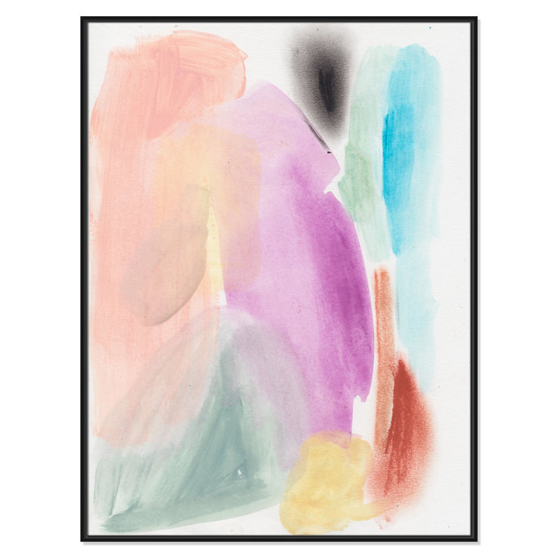 Vivd Space I Print par Bea Dina, Non, H 49,5 po x l 37,5 po x P 2 po, Toile avec cadre flottant noir