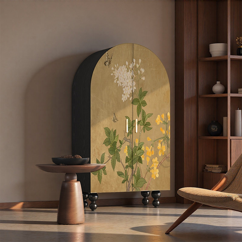 Armoire à deux portes en bois