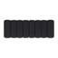 Banc rembourré en tissu capitonné, gris anthracite-1095864671