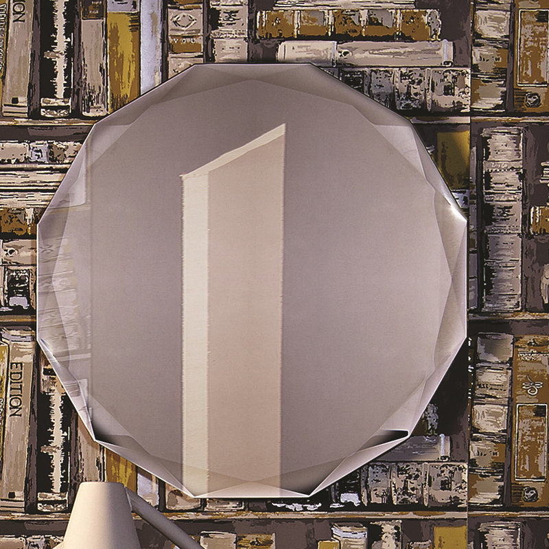 Glass Wall Mirror, Bronze