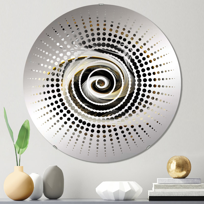 Euda - Miroir mural Sun Circles, 31,4 po x 31,4 po