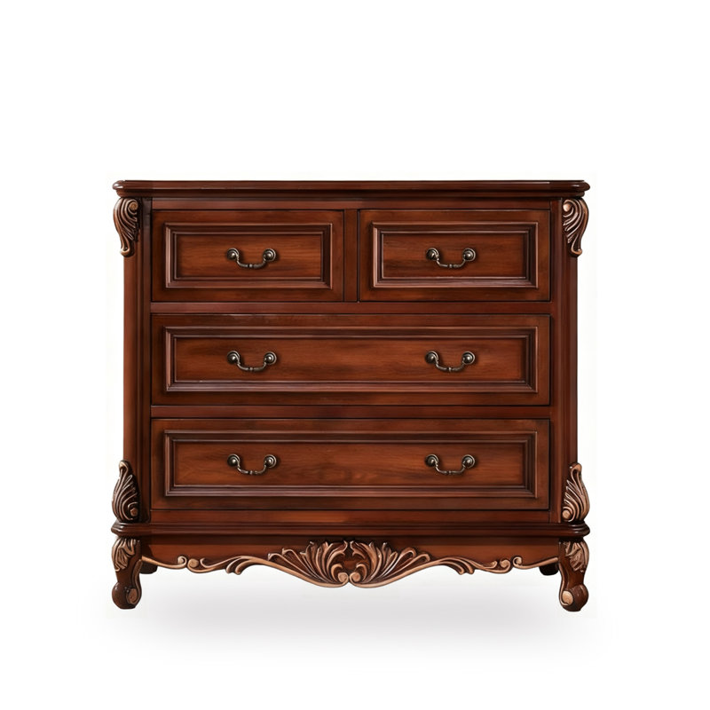 Brown Solid + Manufactured Wood Accent Cabinet