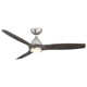 Skylark 3 - Blade Indoor/Outdoor Smart Ceiling Fan with Adjustable CCT 2700K-3000K-4000K-5000K LED Light Kit and Remote Control Included, Works With Alexa and iOS or Android App