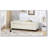 50" Ottoman Bench in Textured Fabric, Rectangular Design with Hinged Lid for Seating, Footrest, and Hidden Storage, Perfect for Living Room, Bedroom, or Entryway-148690815