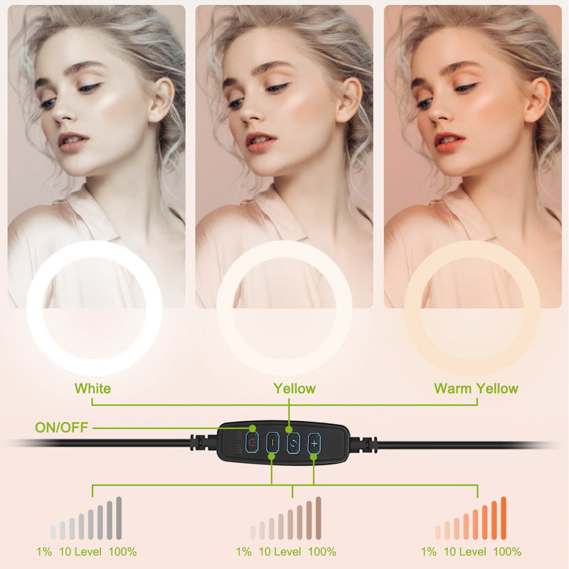 Dimmable Adjustable Tripod Stand