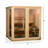 Almost Heaven Saunas Traditional Steam Sauna with Remote Control in Cedar