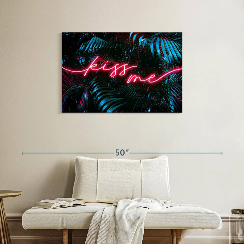 Tergel Kiss Me Neon, H 24 po x l 36 po