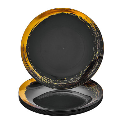Assiette à dîner jetable en plastique