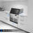 Coolake 320 Lb. Daily Production Cube Clear Ice Freestanding Ice Maker