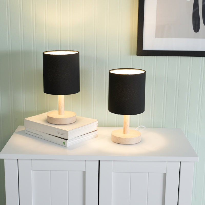 Rheuben Table Lamp, No, Black