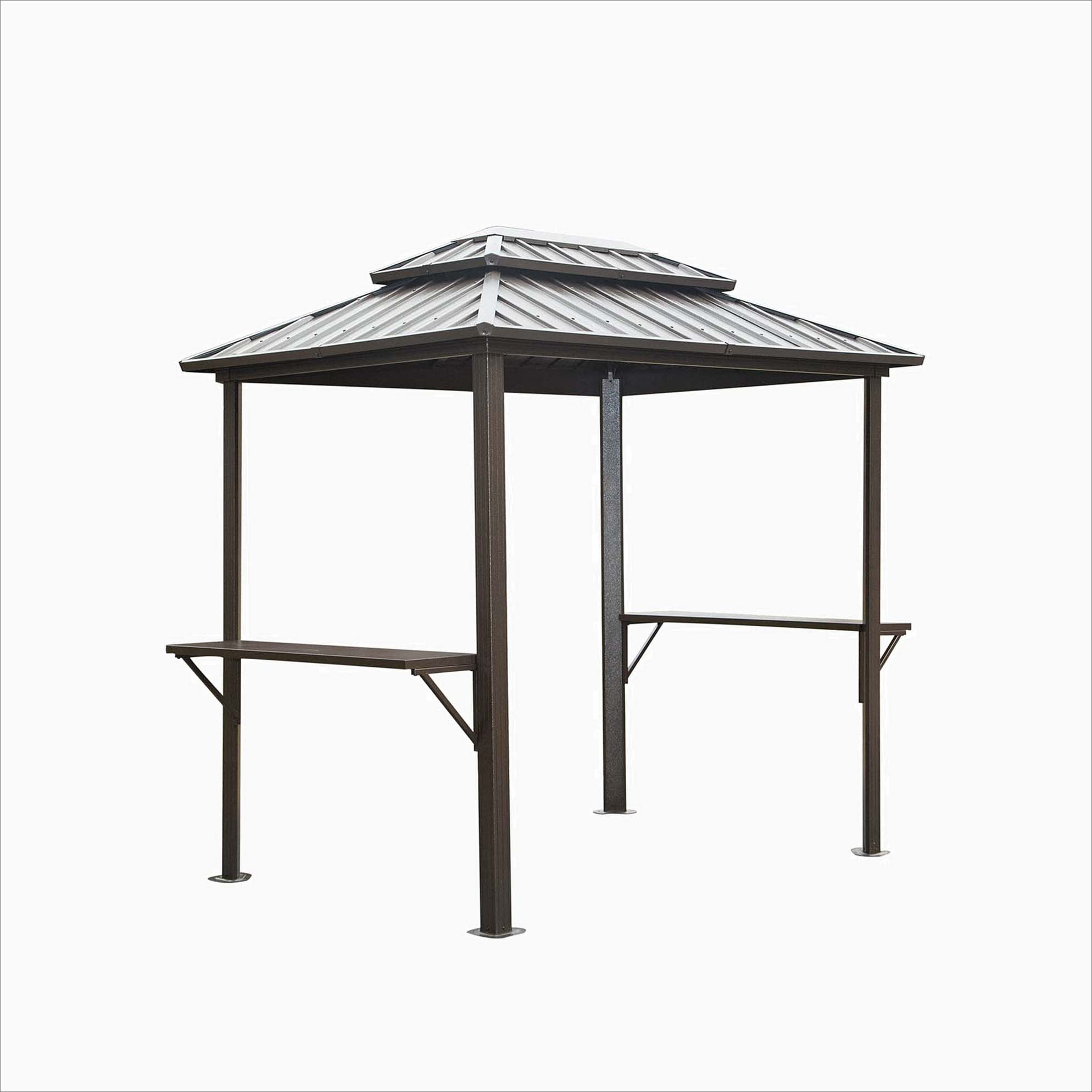 DSUNNER Grill Gazebo 8' × 6', Aluminum BBQ Gazebo Outdoor Metal Frame