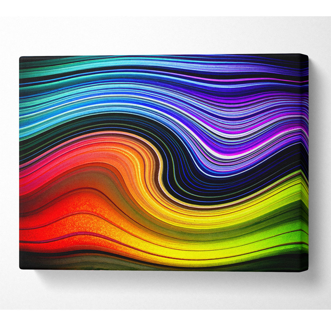 Leinwandbild Rainbow Flow