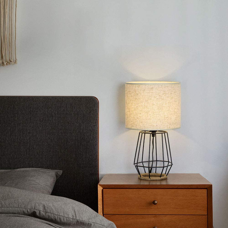 Lampe de table noire 15,2 po Lytchett