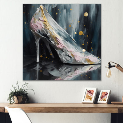 «Pink High Heel Enchantment I», reproduction d'art sur toile